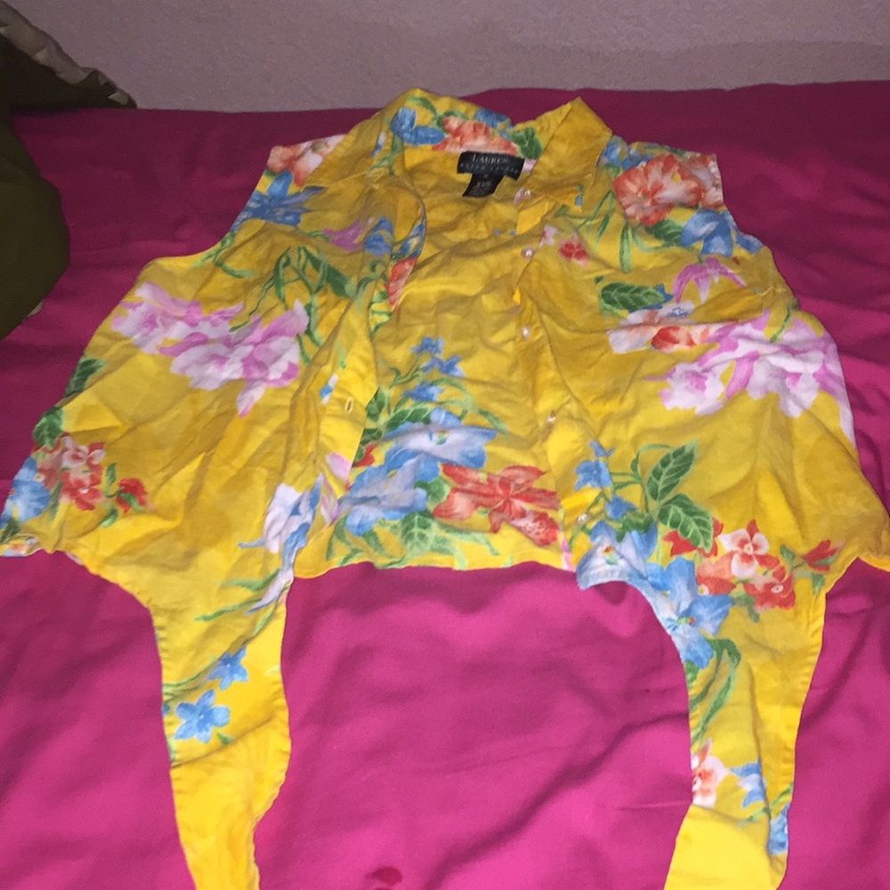 Ralph Lauren Polo floral summer vest